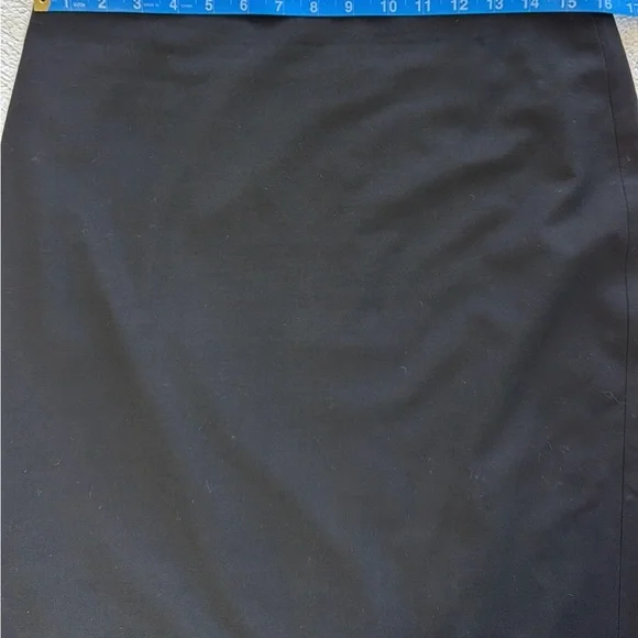 Ann Taylor Black Lined Stretch Pencil Skirt Size 8 - Picture 5 of 8